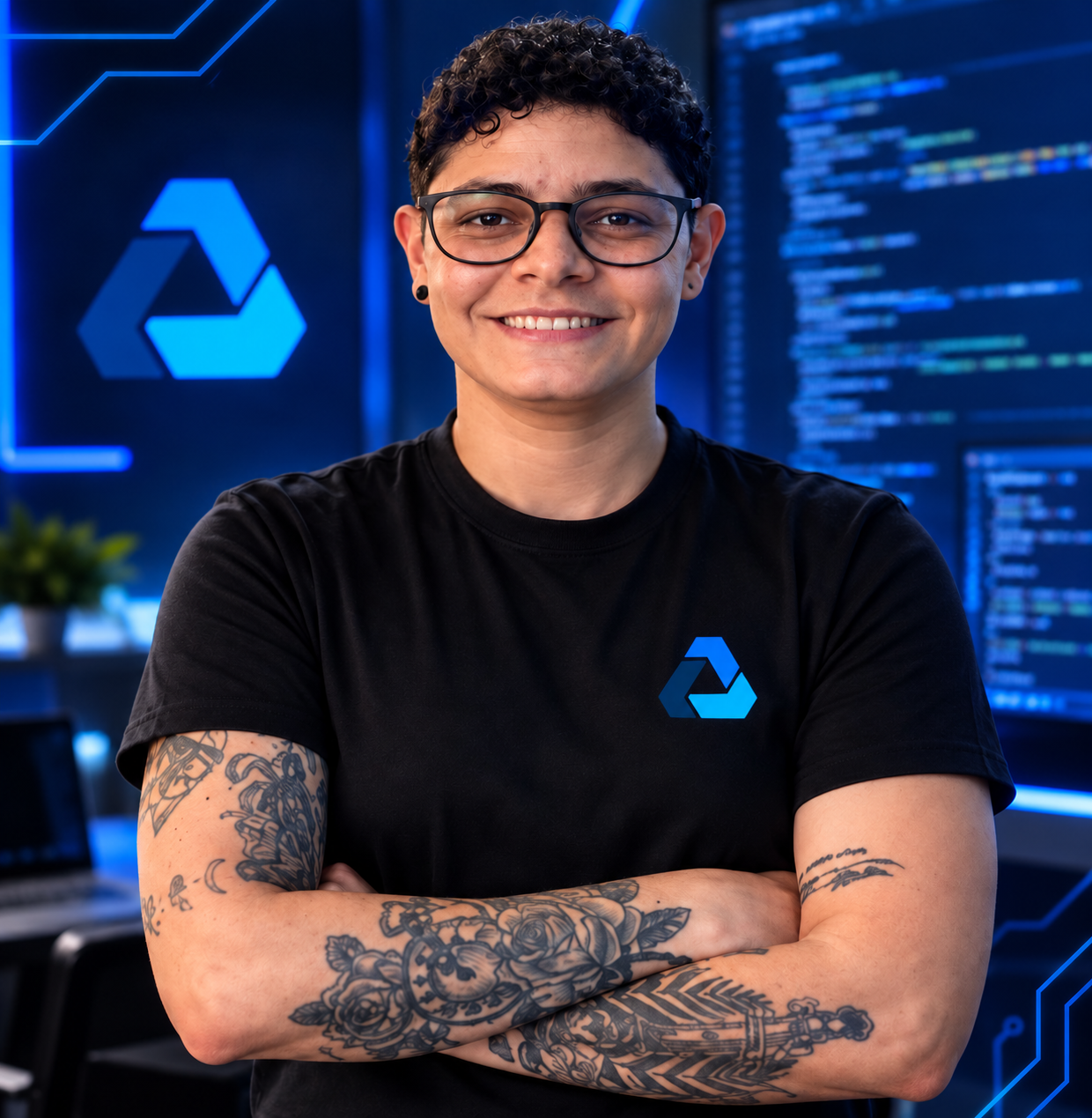 Rita, responsável por tecnologia e desenvolvimento